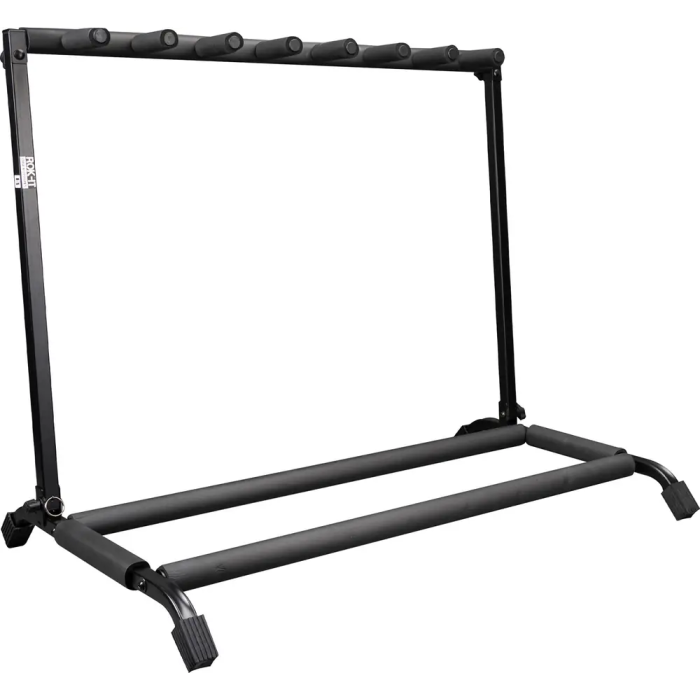 FRAMEWORKS Rack Plegable Y Retráctil Para 7 Guitarras 2 FRAMEWORKS Rack Plegable Y Retráctil Para 7 Guitarras 2