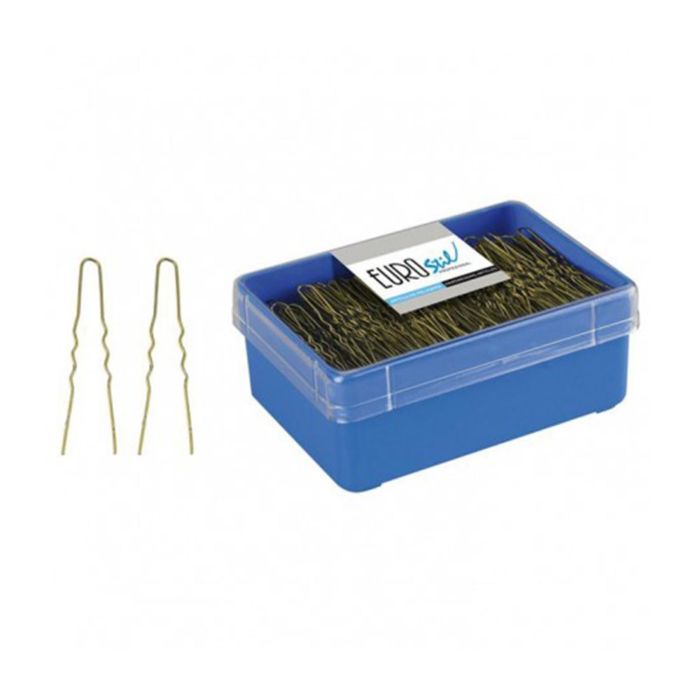 Eurostil Cabello horquillas invisible bronze 400un Eurostil Cabello horquillas invisible bronze 400un