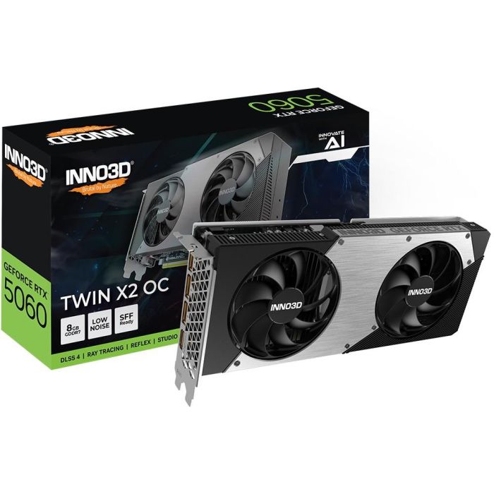 Inno3D RTX5060 Twin X2 OC 8GB GDDR7 HDMI 3xDP 2 Inno3D RTX5060 Twin X2 OC 8GB GDDR7 HDMI 3xDP 2