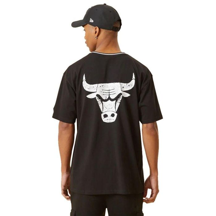 Camiseta de baloncesto New Era Chicago Bulls Graphic M Negro 4