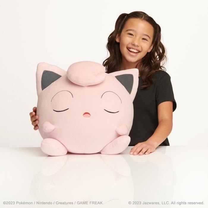 Peluche - BANDAI - Pokémon Jigglypuff - 40 cm, suave y esponjoso 2 Peluche - BANDAI - Pokémon Jigglypuff - 40 cm, suave y esponjoso 2