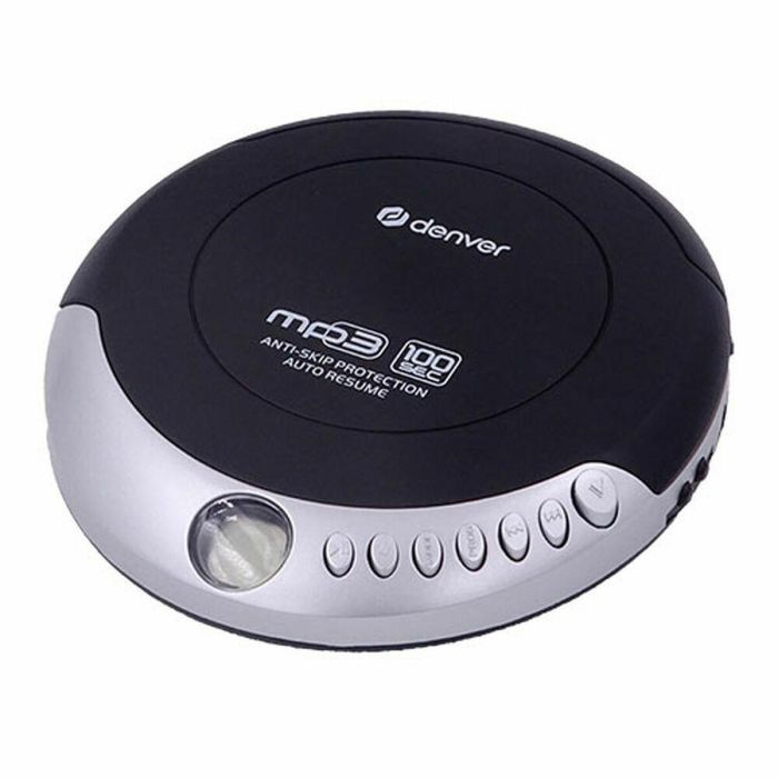 Reproductor CD/MP3 Denver Electronics Negro Negro/Gris Reproductor CD/MP3 Denver Electronics Negro Negro/Gris