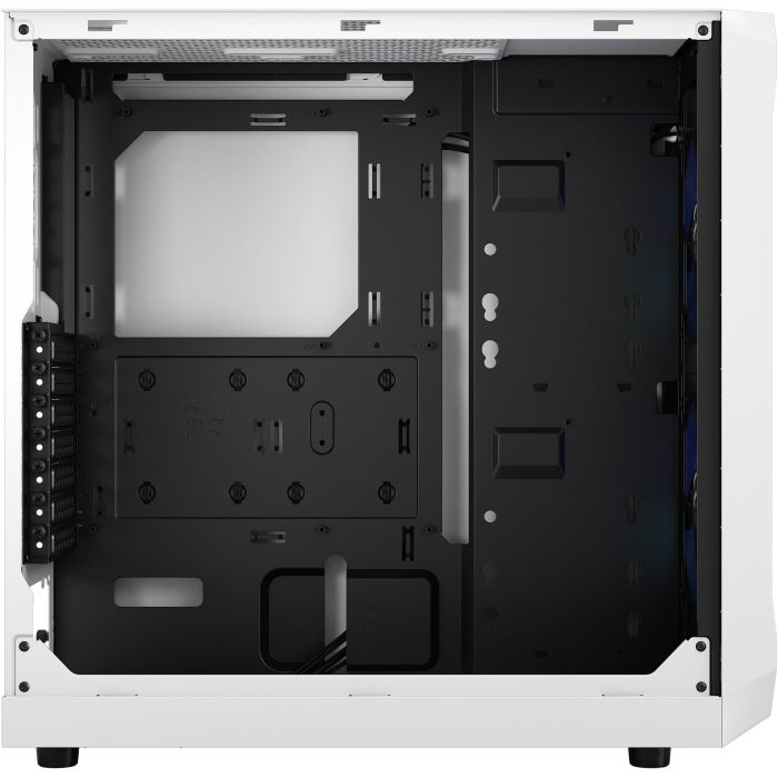 Fractal Design Torre PC Focus 2 RGB Blanca | ATX, Micro ATX, Mini-ITX | Vidrio Templado, Filtro Anti-Polvo, USB 3.2 8