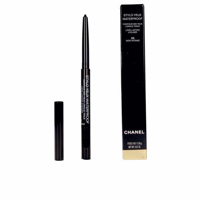 Chanel Stylo Yeux Waterproof #88-Noir Intense, Lápiz Delineador Ojos Resistente Al Agua, 0.30g 1 Chanel Stylo Yeux Waterproof #88-Noir Intense, Lápiz Delineador Ojos Resistente Al Agua, 0.30g 1