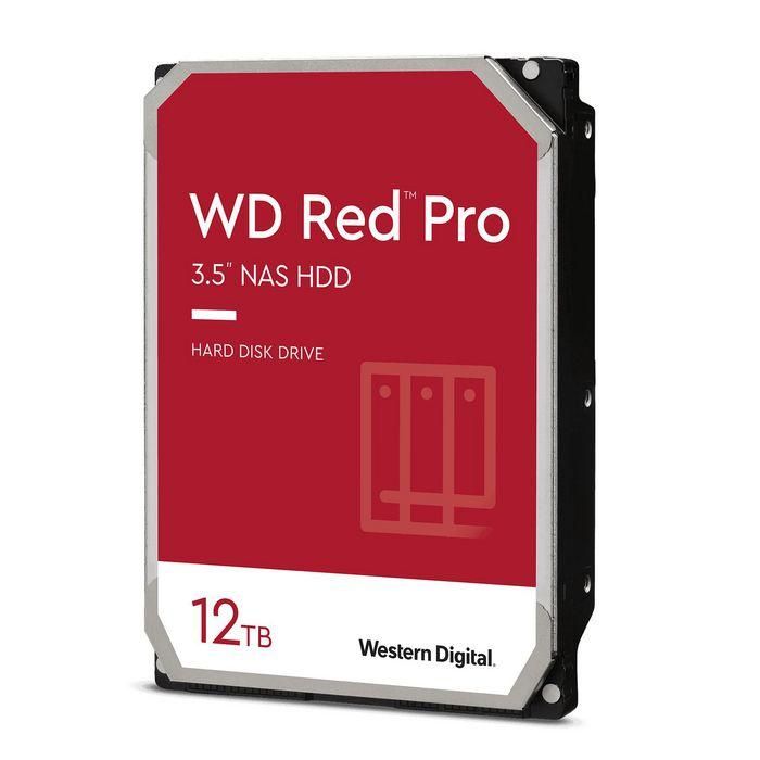 Western Digital 12TB RED Pro 256MB SATA 6Gb/s 3.5-inch 7200RPM para NAS y entornos RAID