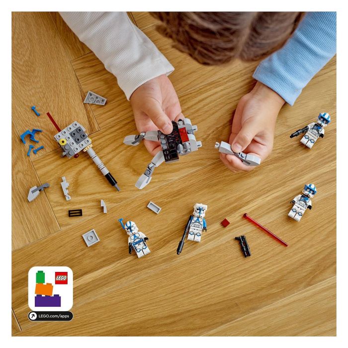 LEGO Star Wars Pack de Combate: Soldados Clon de la 501 75345 Juego de Construcción para Niños a Partir de 6 Años con 119 Piezas 6