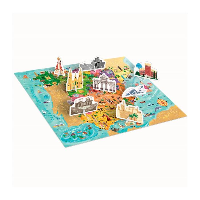 Headu Juego Educativo Descubre España Mapa con Figuras 3D para Niños 5-10 Años 1