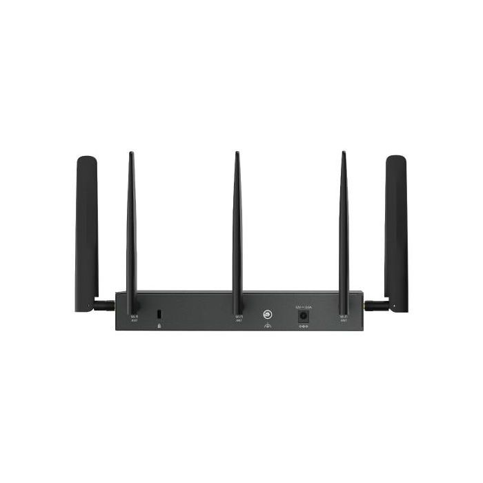 TP-Link ER706W-4G Router Inalámbrico Doble Banda Wi-Fi 6 (802.11ax) 4G 5 Puertos Gigabit Ethernet Ranura SIM Negro 3