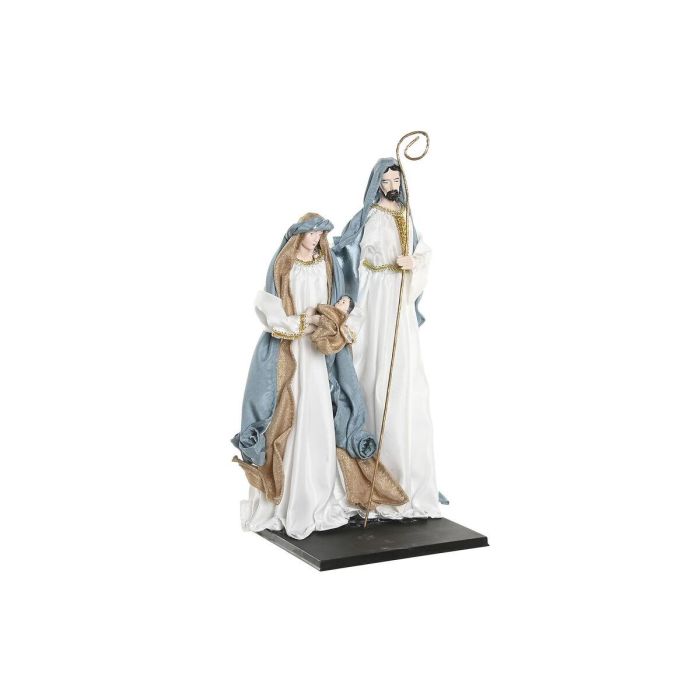 DKD Home Decor Nacimiento Navidad Moderno de Poliéster Azul Blanco 24 x 50 x 27 cm 1 DKD Home Decor Nacimiento Navidad Moderno de Poliéster Azul Blanco 24 x 50 x 27 cm 1