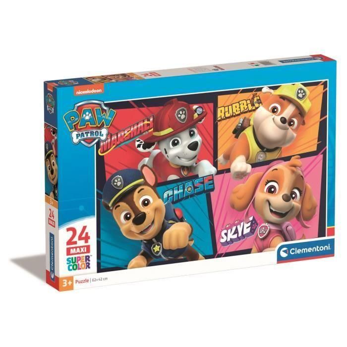 CLEMENTONI - 24 piezas Maxi - Patrulla Canina CLEMENTONI - 24 piezas Maxi - Patrulla Canina
