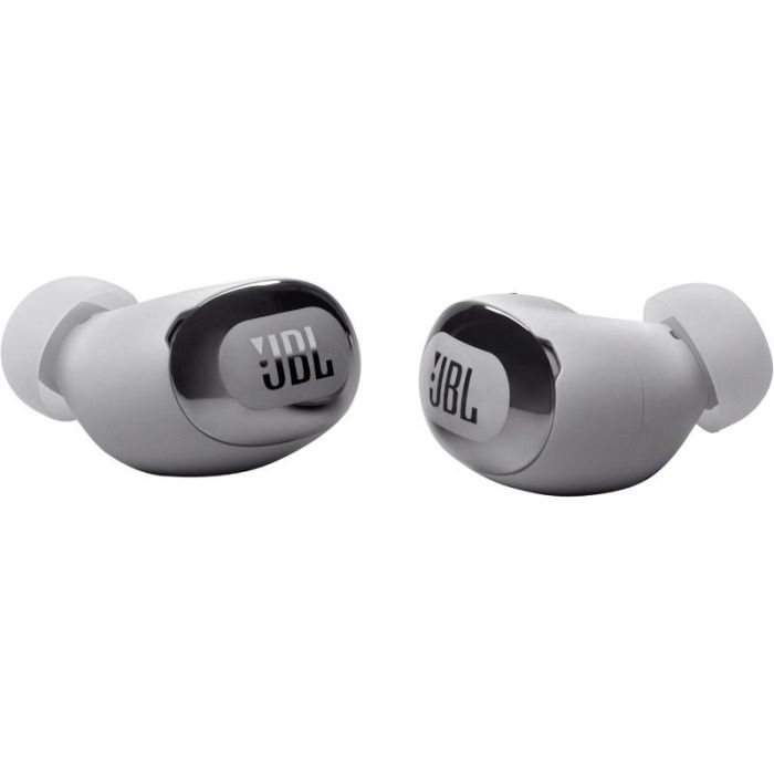 JBL Live Buds 3 Auriculares Inalámbricos Bluetooth, Color Plata, Resistentes al Agua IP55, Llamadas/Música/Deporte 4