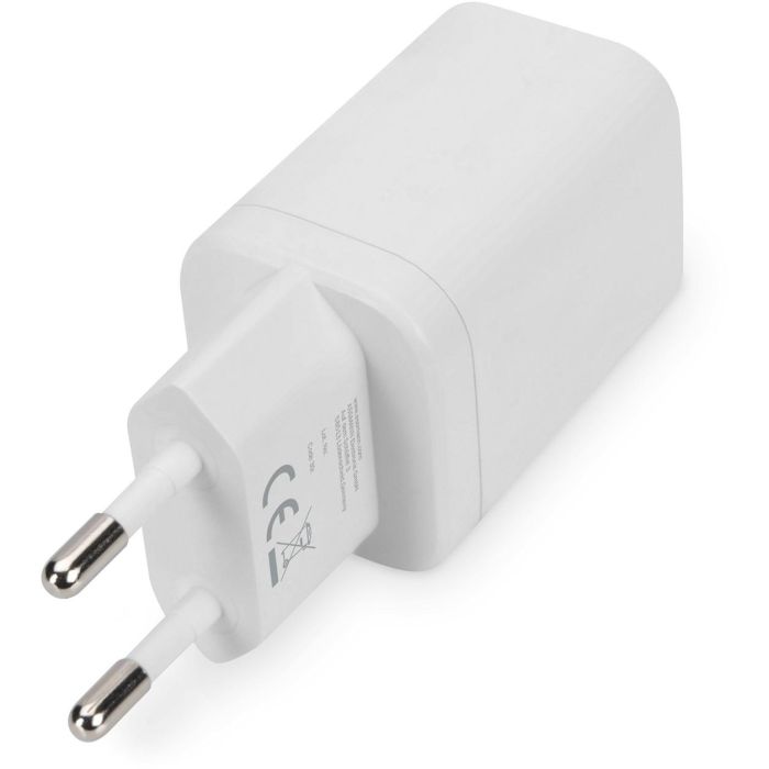 Charger 1x USB-A / 1x USB-C 30W Dual Port 1x 24A 1x 3A QC3.0 DIGITUS 3