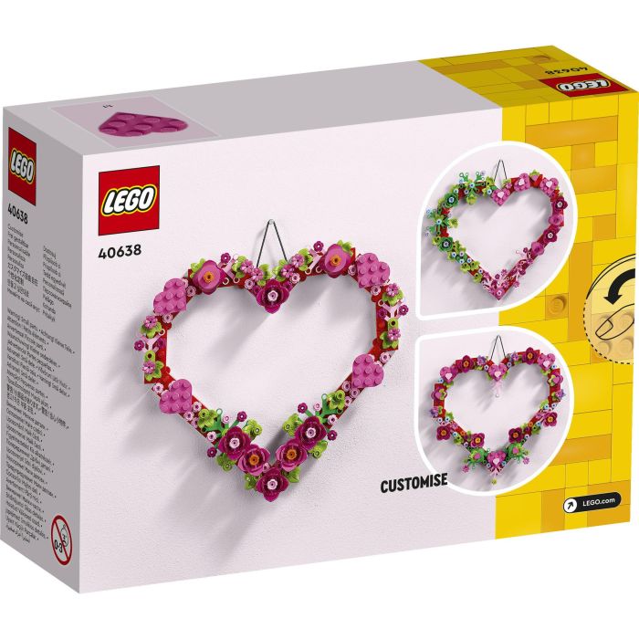 LEGO Herz-Deko 40638 Juego de construcción Corazón Decorativo para Niños y Niñas, 254 Piezas 9 LEGO Herz-Deko 40638 Juego de construcción Corazón Decorativo para Niños y Niñas, 254 Piezas 9