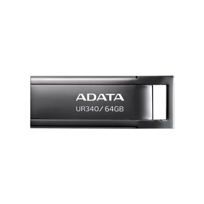 Adata Memoria USB 3.2 UR340 64GB Metal Black - Modelo AROY-UR340-64GBK - Hasta 100MB/s Lectura Adata Memoria USB 3.2 UR340 64GB Metal Black - Modelo AROY-UR340-64GBK - Hasta 100MB/s Lectura