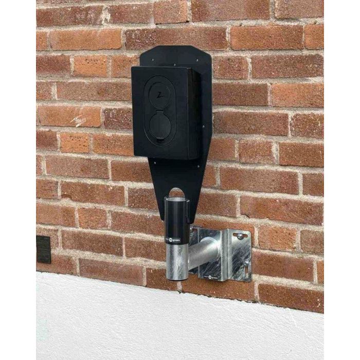 Next Green Poleplate 225 Z Soporte para Cargador EV compatible con Zaptec PRO/GO, Garo Entity PRO para Tubo Ø 60mm de Acero Sueco 7 Next Green Poleplate 225 Z Soporte para Cargador EV compatible con Zaptec PRO/GO, Garo Entity PRO para Tubo Ø 60mm de Acero Sueco 7