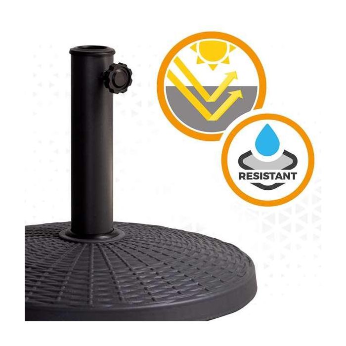 Color Baby Base Parasol Poliresina 10 kg Gris Tubo D38/48 44,5x33cm 1