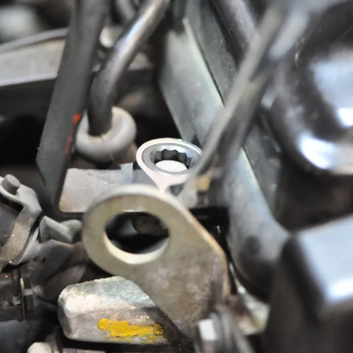 PRECISION STEEL 7 Llaves Combinadas de Trinquete de Acero de Precisión (8-14mm) 4