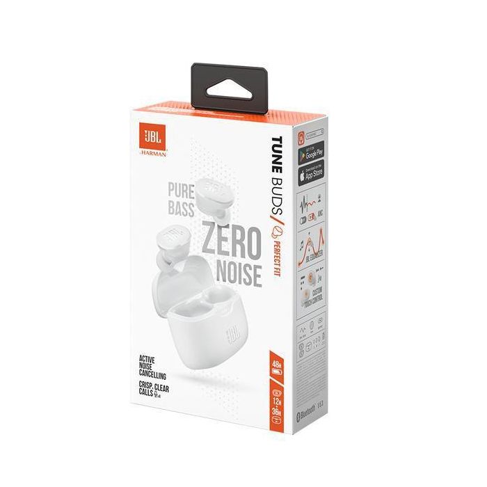 JBL JBL TUNE BUDS - True Wireless NC Earbuds - ANC/Dual Microphones/Mulit - White 8 JBL JBL TUNE BUDS - True Wireless NC Earbuds - ANC/Dual Microphones/Mulit - White 8