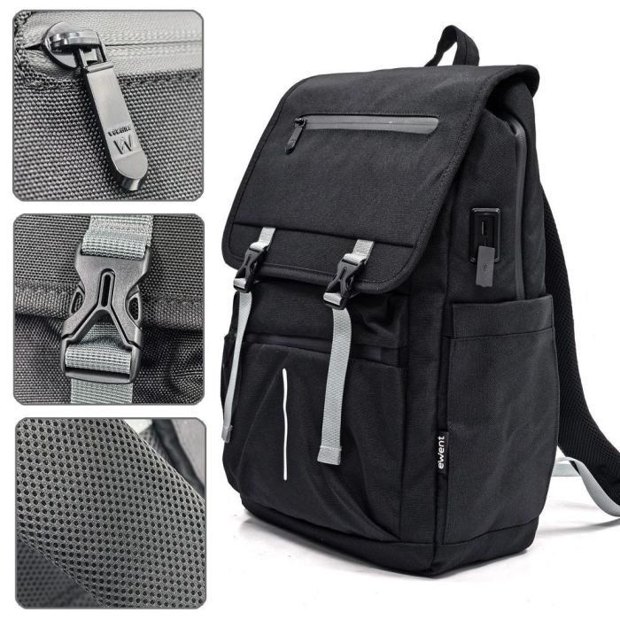 Mochila Unisex Ewent Vintage Portatil 16.1 Pulgadas 3 Mochila Unisex Ewent Vintage Portatil 16.1 Pulgadas 3