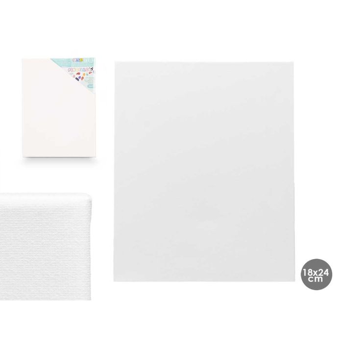 Lienzo Blanco 18x24 cm Pincello - Madera y Lienzo (24 Unidades) Lienzo Blanco 18x24 cm Pincello - Madera y Lienzo (24 Unidades)