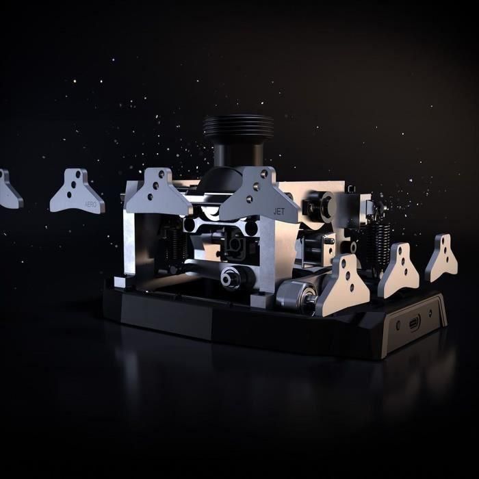 Thrustmaster Base Configurable AVA - Base de Joystick Personalizable, Adaptable a Cualquier Tipo de Aviación, Negro 3
