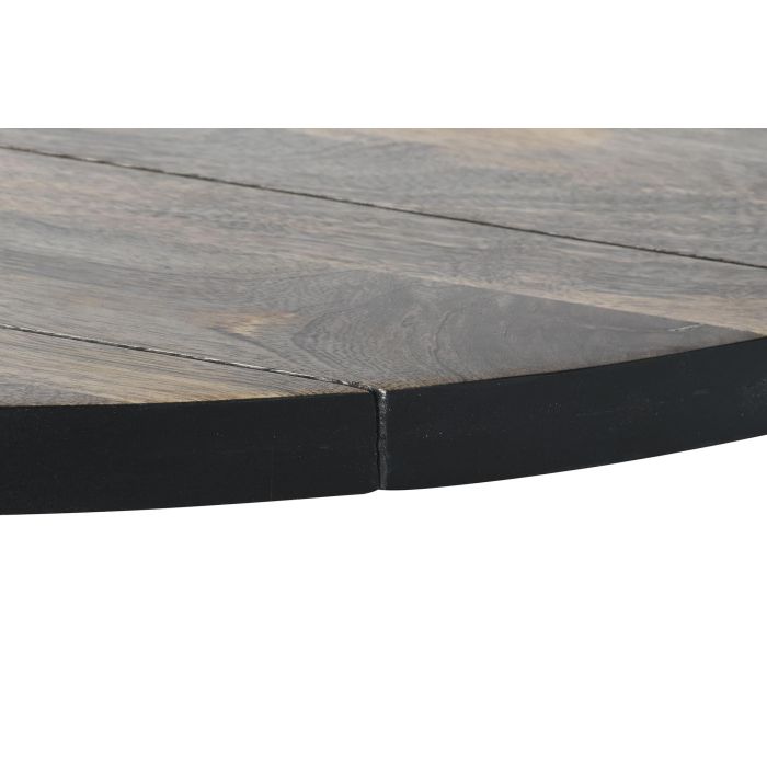 DKD Home Decor Mesa Comedor Loft 100 x 76 x 200 cm Metal Mango Natural Negro 2 DKD Home Decor Mesa Comedor Loft 100 x 76 x 200 cm Metal Mango Natural Negro 2