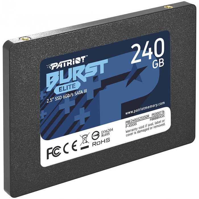 Patriot Burst Elite SSD Interno 240GB 2.5" SATA III - Velocidad Lectura 450MB/s, Escritura 320MB/s para PC/Portátil 2 Patriot Burst Elite SSD Interno 240GB 2.5" SATA III - Velocidad Lectura 450MB/s, Escritura 320MB/s para PC/Portátil 2