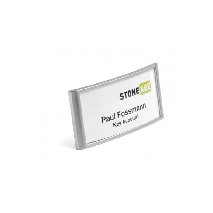 DURABLE Namensschild Classic m Magnet 30x65mm 10 St silber 0 DURABLE Namensschild Classic m Magnet 30x65mm 10 St silber 0