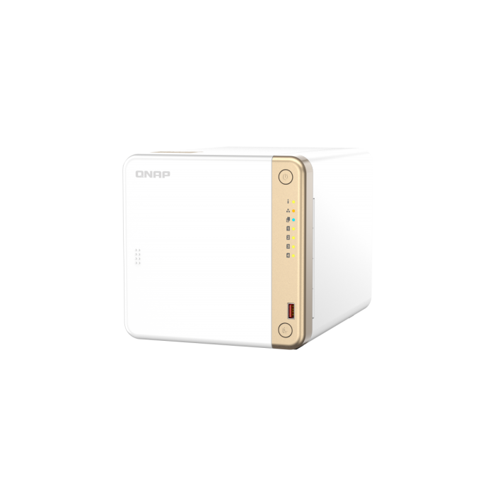 QNAP TS-462-4G servidor de almacenamiento NAS Torre Ethernet Blanco N4505 1