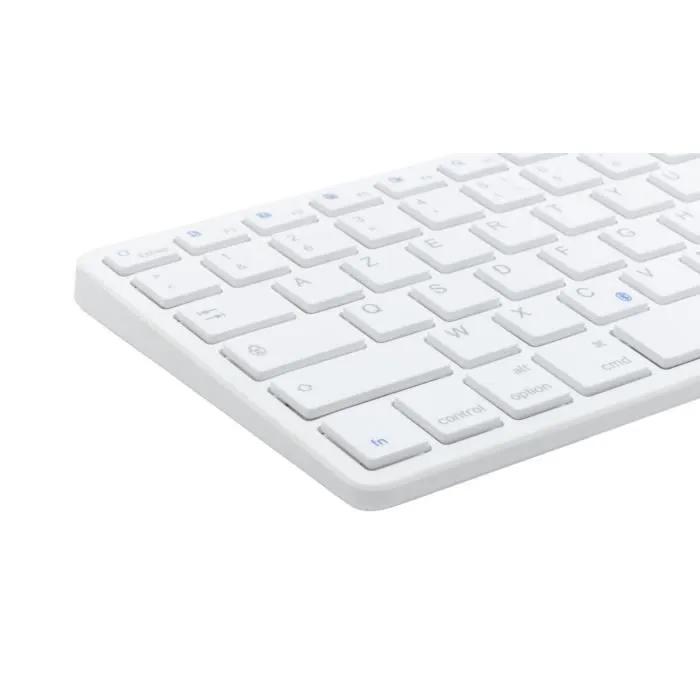 Bluestork Teclado TKL Bluetooth Recargable para Mac - Blanco BLU3760162067743 2 Bluestork Teclado TKL Bluetooth Recargable para Mac - Blanco BLU3760162067743 2