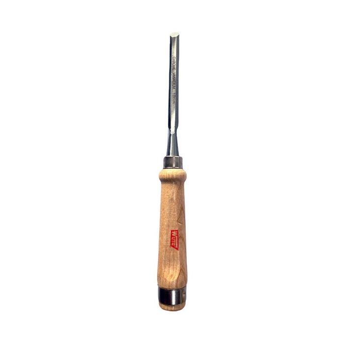 Wuto Formón modelo 10, 10mm, para orificios en madera sin fisuras, mango de madera Wuto Formón modelo 10, 10mm, para orificios en madera sin fisuras, mango de madera