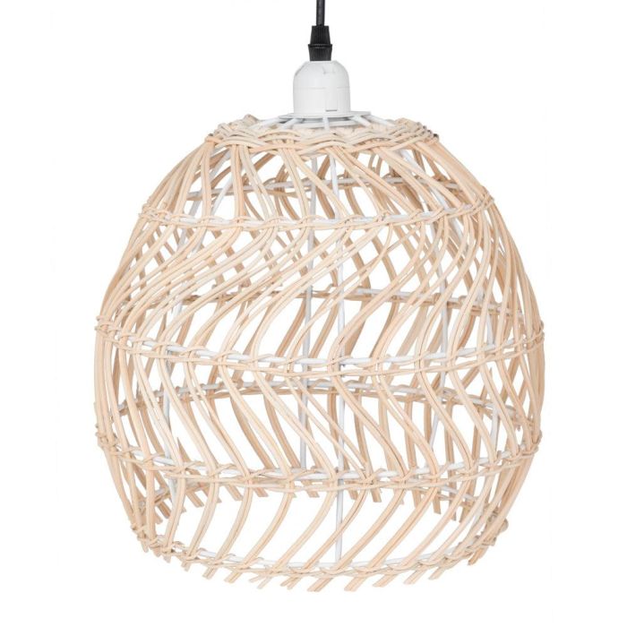 Lámpara Colgante Ratán Jacqueline E27 Diseño Natural Cable Regulable para Hogar y Espacios Comerciales SKD-26-9_15 2