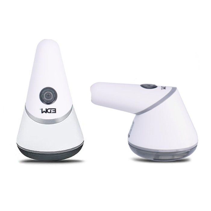 Edm Quita pelusas eléctrico recargable USB-C, 45 min de autonomía, Mango giratorio 90°, Incluye cepillo limpieza, Carga 8h 1