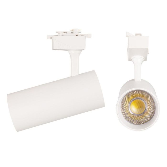 Foco de Carril Monofásico 30W COB Regulable Flicker Free Blanco CCT 3000-6000ºK [1916-TL-30W-M-CCT] 4
