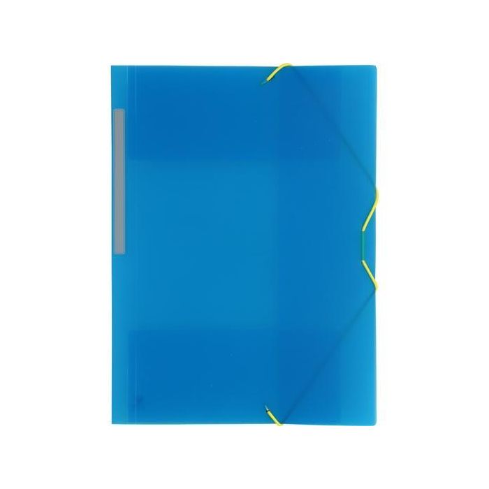 Grafoplás Carpeta Con Gomas Colorgraf Folio 3 Solapas Pp Azul Translúcido Grafoplás Carpeta Con Gomas Colorgraf Folio 3 Solapas Pp Azul Translúcido