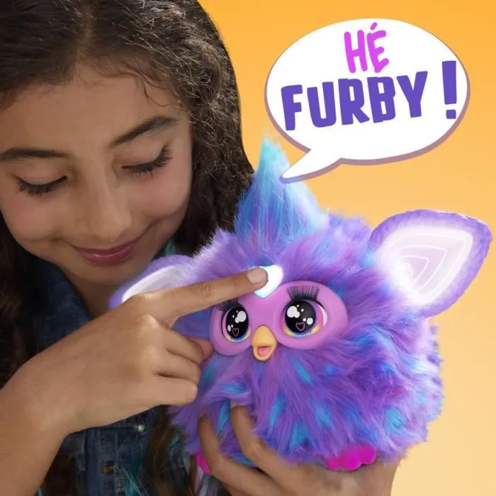 Hasbro Furby Morado HAS5010996153029 Peluche Interactivo para Niñas y Niños, Animatrónico Activado por Voz, 15 Accesorios, A partir de 6 Años 4