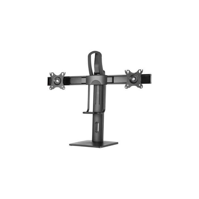 Aisens Soporte de Mesa Profesional para 2 Monitores 17"-27", Giratorio e Inclinable, Negro - Compatible con VESA 75x75 y 100x100mm 1 Aisens Soporte de Mesa Profesional para 2 Monitores 17"-27", Giratorio e Inclinable, Negro - Compatible con VESA 75x75 y 100x100mm 1