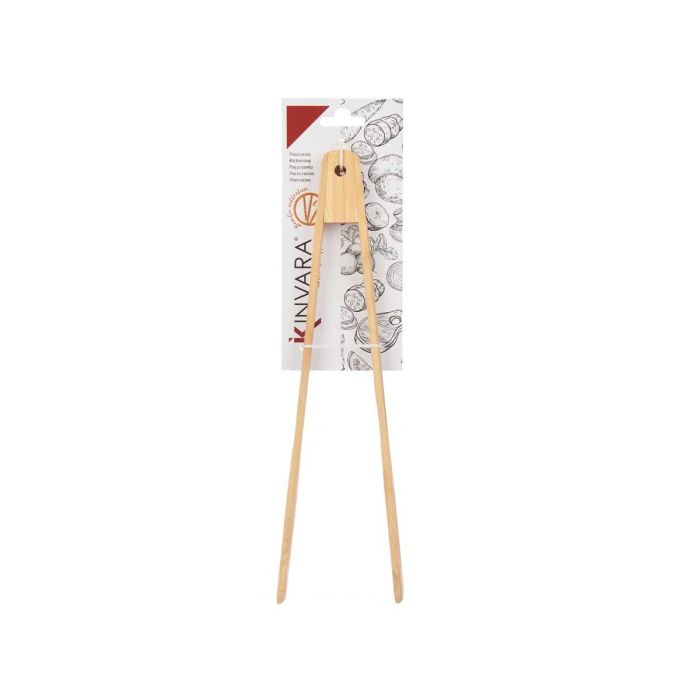 Pinza de bambú para cocina Kinvara 30.5x5x5.5 cm (24 Unidades) 2 Pinza de bambú para cocina Kinvara 30.5x5x5.5 cm (24 Unidades) 2