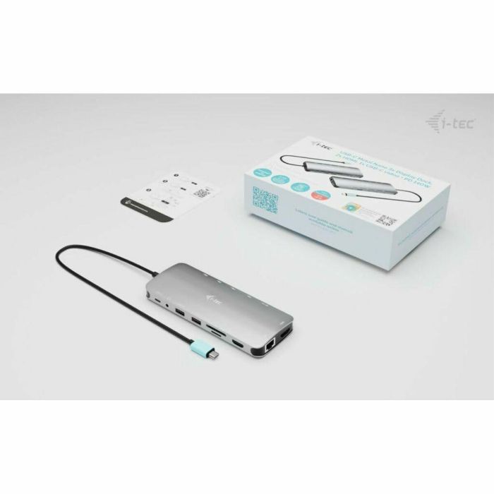 Hub USB i-Tec C31NANOTRIPLEDOCKPD Gris 1 Hub USB i-Tec C31NANOTRIPLEDOCKPD Gris 1