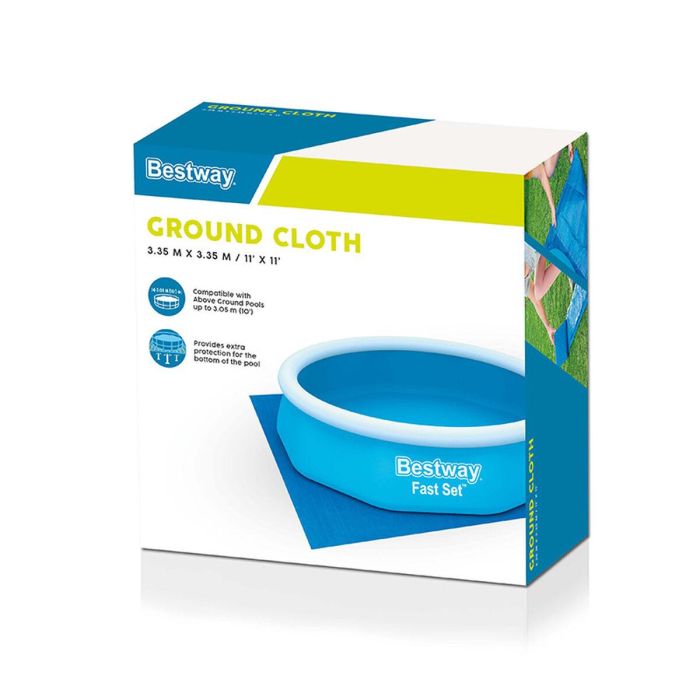 Suelo protector para piscinas desmontables Bestway 335 x 335 cm (1 unidad) 2 Suelo protector para piscinas desmontables Bestway 335 x 335 cm (1 unidad) 2