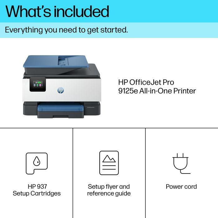 HP OfficeJet Pro 9125e Impresora Todo en Uno para Empresas 5 HP OfficeJet Pro 9125e Impresora Todo en Uno para Empresas 5