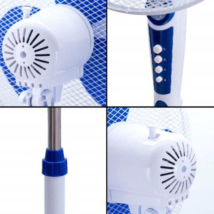 AVANT Ventilador de Pie 16 Pulgadas (40 cm) - 45W con Base Redonda