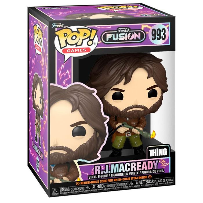 Funko Pop! 78053 Games Fusion R.J. MacReady de La Cosa Figura 9,5 cm 1
