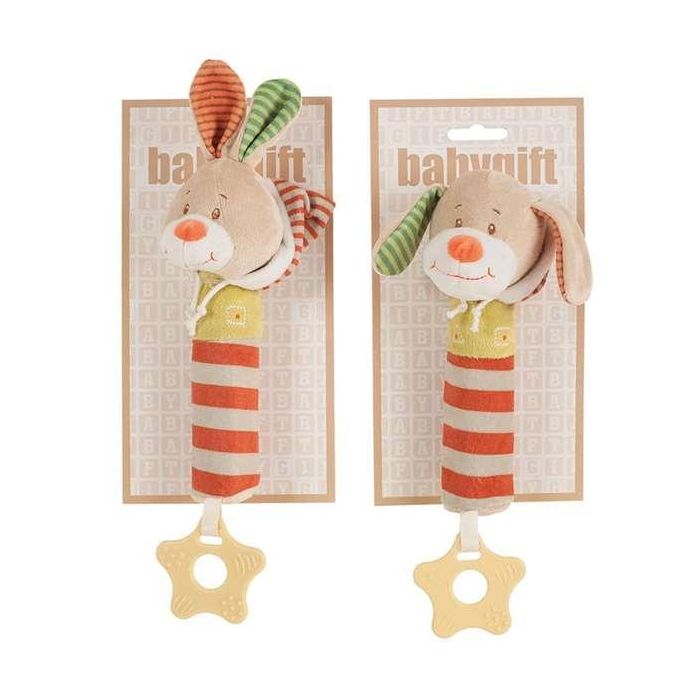 Creaciones Llopis Pito-Mordedor Conejo-Perro Baby 25 cm