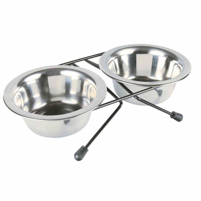 Comedero para Perro Trixie Eat on Feet Acero Inoxidable 200 ml Doble 2 x 200 ml 11 cm 3 Comedero para Perro Trixie Eat on Feet Acero Inoxidable 200 ml Doble 2 x 200 ml 11 cm 3