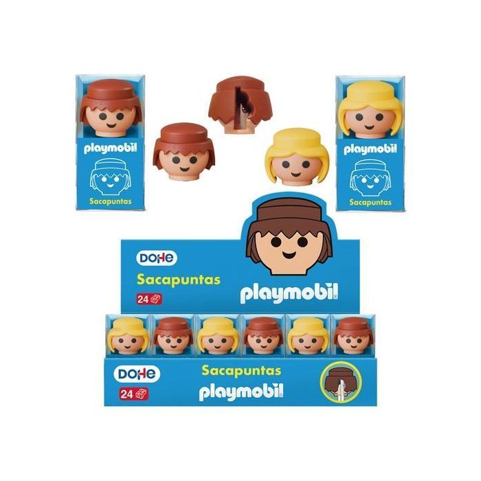 Dohe Sacapuntas Playmobil Surtido Expositor 24 Ud