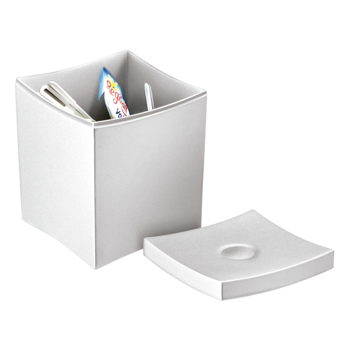 Cep Caja para infusiones con tapa desmontable, poliestireno, 90x90x115 mm 1