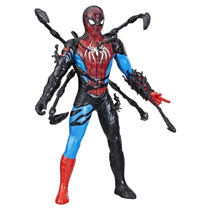 Hasbro Figura Venomversus Transformación Líquida G0728 Spider-Man Venomizado Marvel Accesorios +4 Años 1