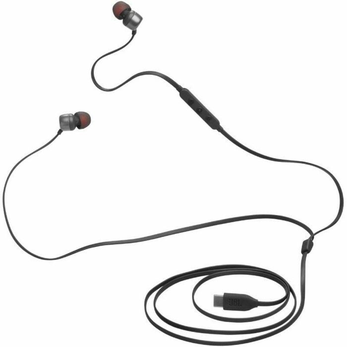 JBL JBLT310CBLK Auriculares In-Ear Tune 310C con Micrófono, USB-C, Sonido Pure Bass, Hi-Res Audio, Negros 1 JBL JBLT310CBLK Auriculares In-Ear Tune 310C con Micrófono, USB-C, Sonido Pure Bass, Hi-Res Audio, Negros 1