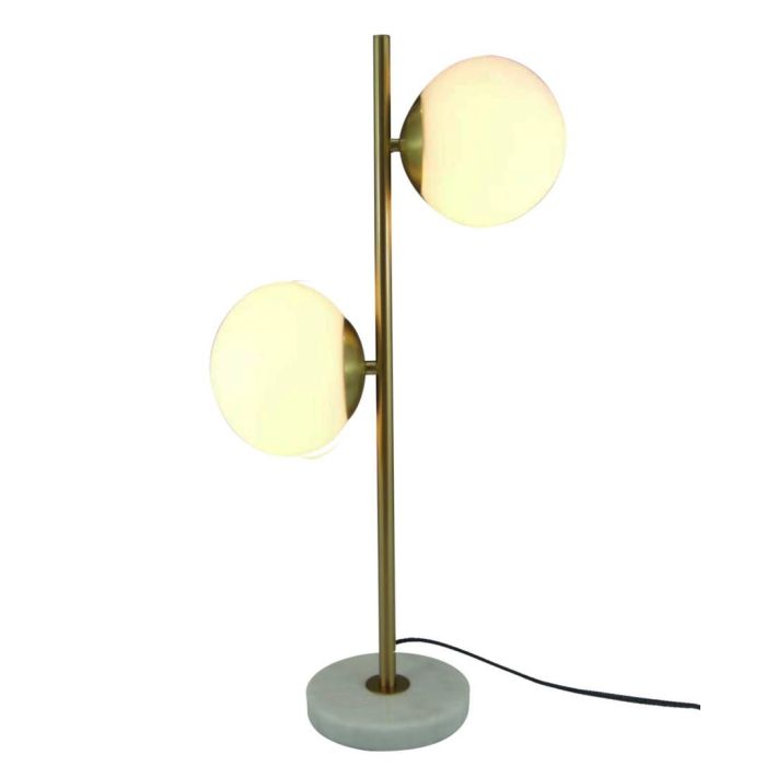 DKD Home Decor Lámpara Sobremesa Moderno de Mármol y Cristal 20 x 58 x 20 cm 4 DKD Home Decor Lámpara Sobremesa Moderno de Mármol y Cristal 20 x 58 x 20 cm 4